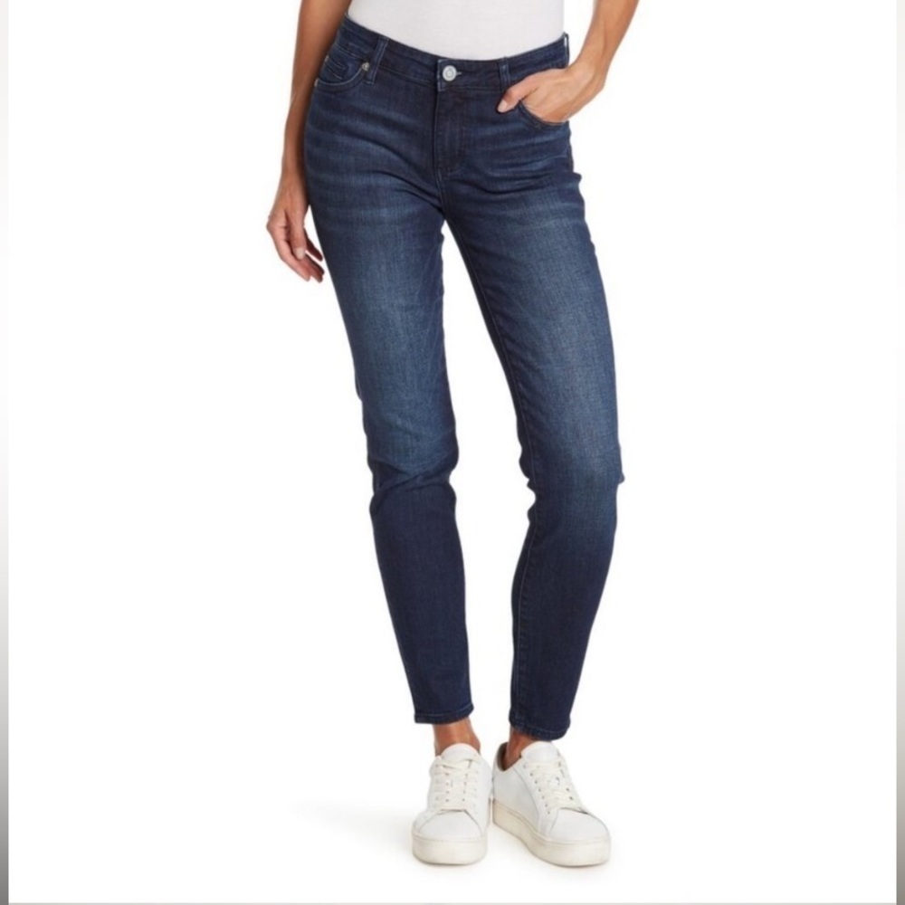 KUT from Kloth Sienna Skinny  Cropped Cut 3867 Jeans Dark Blue Size 6